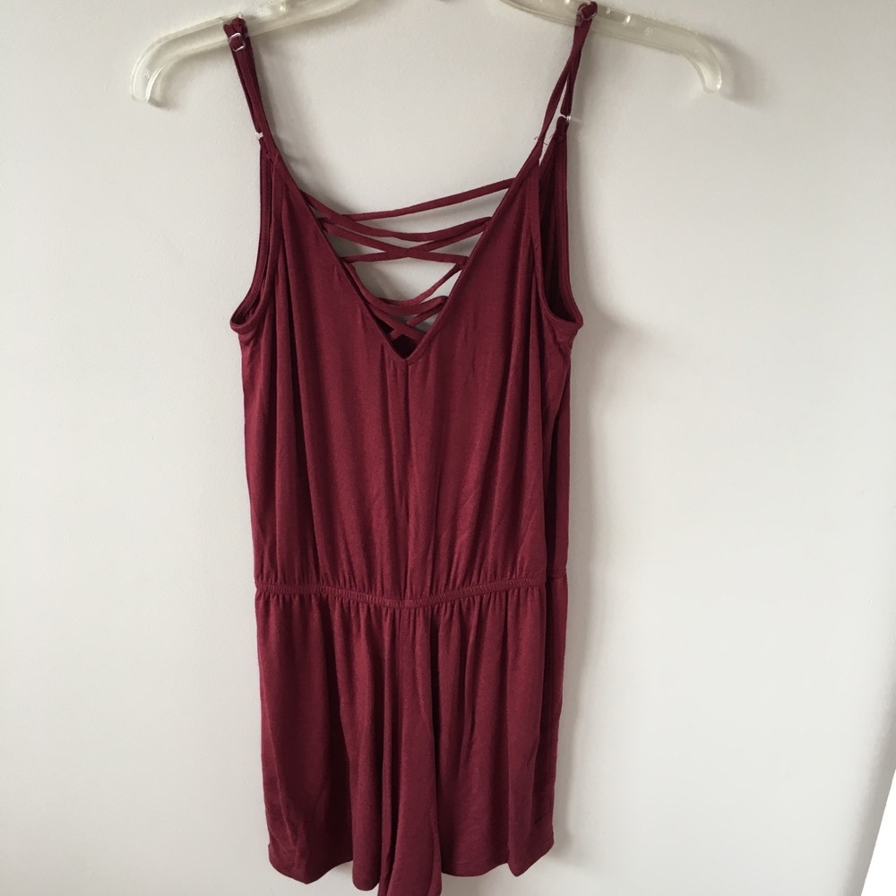 Maroon romper!